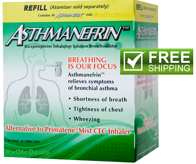 Asthmanefrin Asthma Medication Refill 30 Vials