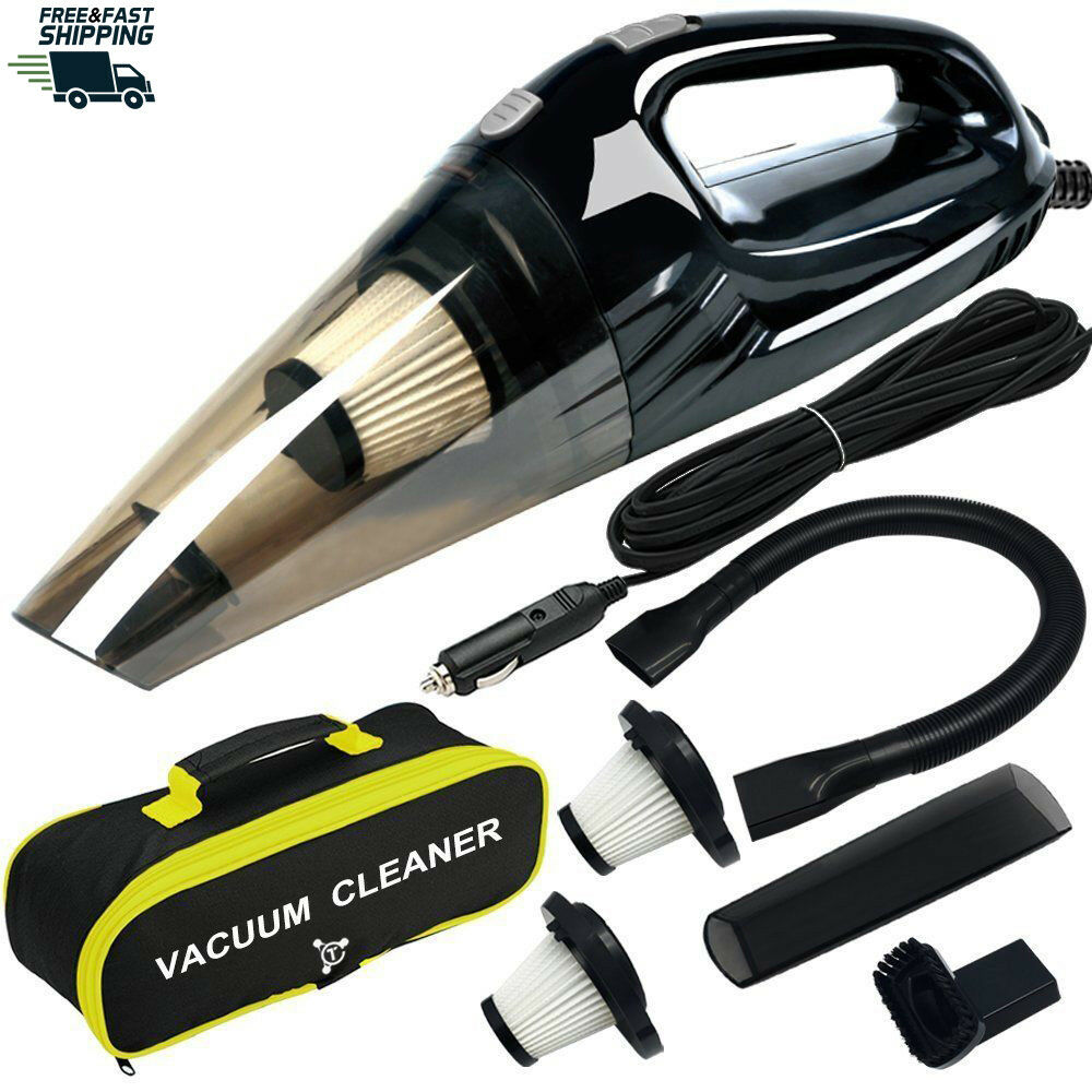 Powerful Car Vacuum Cleaner, Portable Wet & Dry Handheld Strong Suction Cleaner