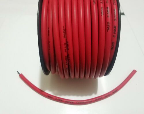 8.5mm Msd Ignition Super Conductor Red Silicone Spark Plug Wire Sold By Foot